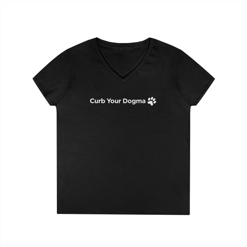 Curb Your Dogma V-Neck Tee