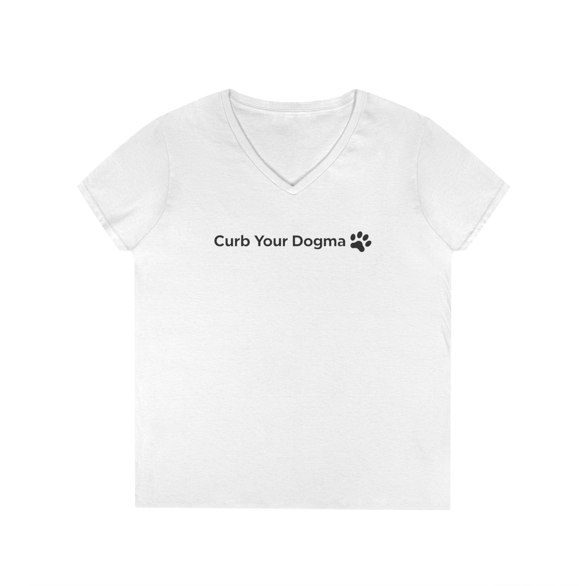 Curb Your Dogma V-Neck Tee