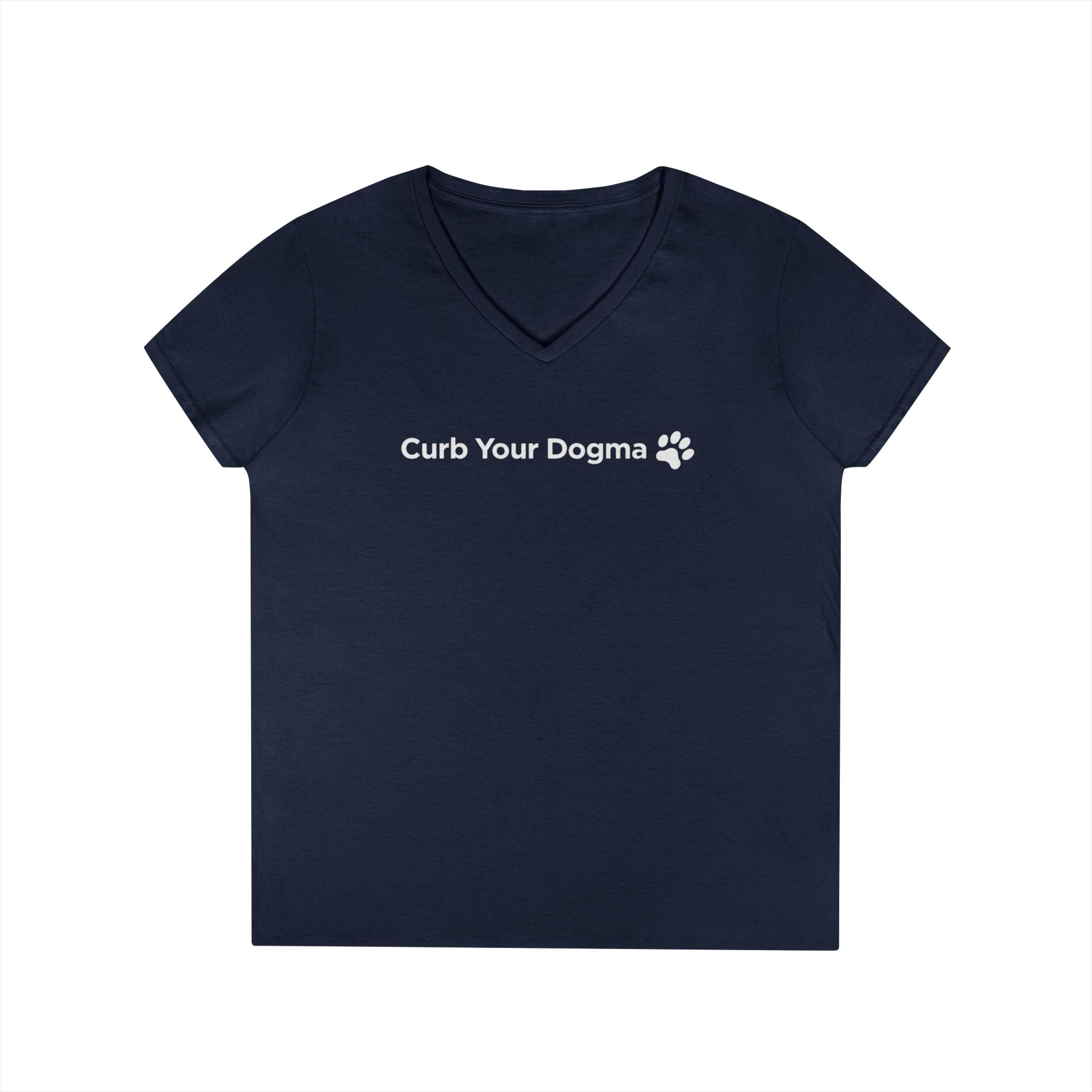 Curb Your Dogma V-Neck Tee