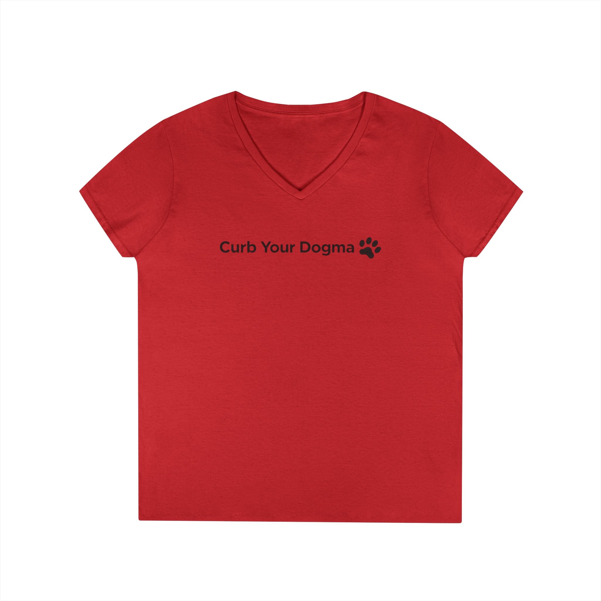 Curb Your Dogma V-Neck Tee