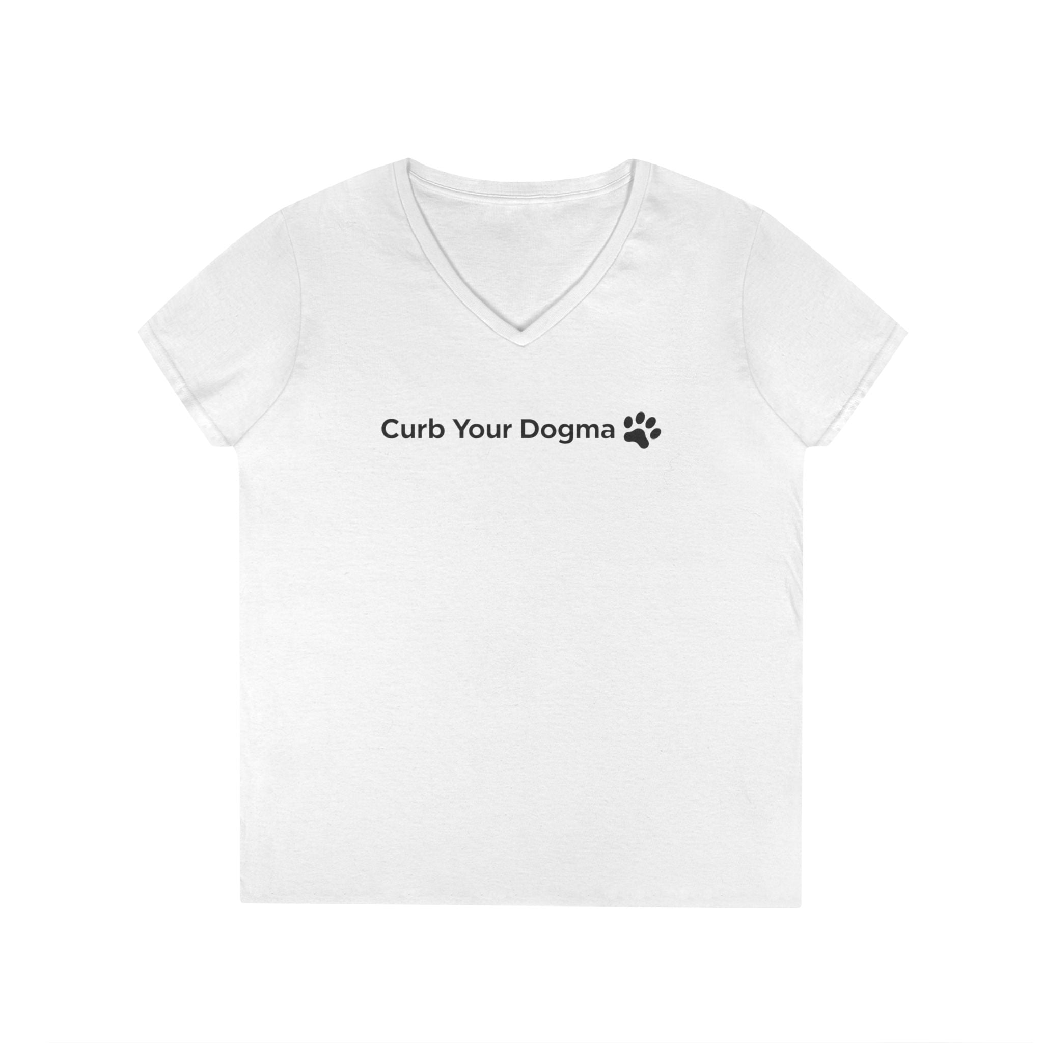 Curb Your Dogma V-Neck Tee